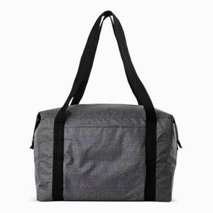 NEW Thirty-One Fresh Market Thermal Large Cooler Bag Charcoal Crosshatch